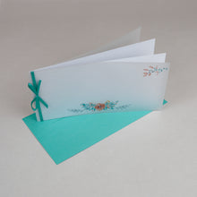Lade das Bild in den Galerie-Viewer, Glückwunschkarte transparenter Umschlag Floral 8