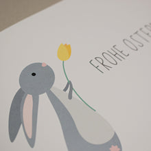 Lade das Bild in den Galerie-Viewer, Osterhase mit Blume
