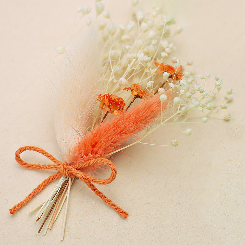 Trockenblumen Orange – à la carte