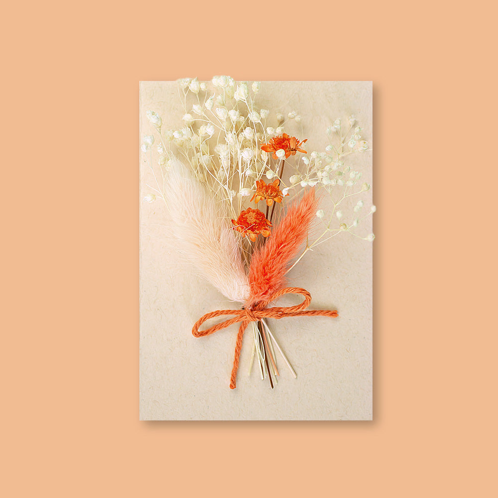 Trockenblumen Orange