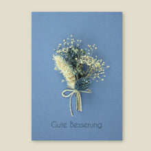 Lade das Bild in den Galerie-Viewer, Trockenblumen Blau
