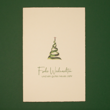 Lade das Bild in den Galerie-Viewer, Bütten-Weihnachtskarte
