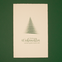 Lade das Bild in den Galerie-Viewer, Bütten-Weihnachtskarte

