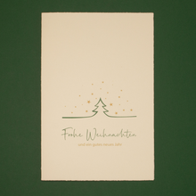Lade das Bild in den Galerie-Viewer, Bütten-Weihnachtskarte
