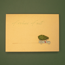 Lade das Bild in den Galerie-Viewer, Weihnachtskarte "Frohes Fest"
