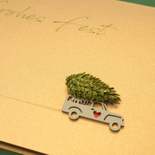 Lade das Bild in den Galerie-Viewer, Weihnachtskarte "Frohes Fest"
