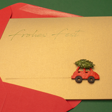 Lade das Bild in den Galerie-Viewer, Weihnachtskarte "Frohes Fest"
