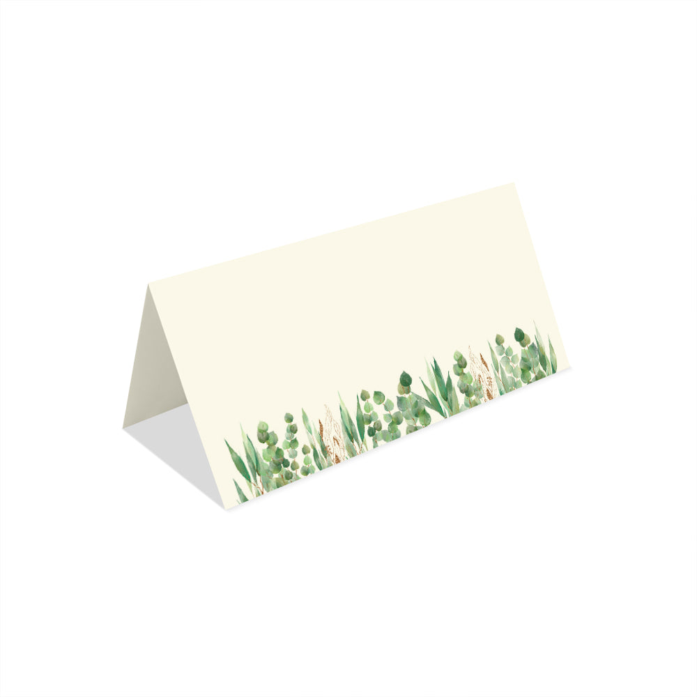 Hochzeits Tischkarte Floral 6 creme